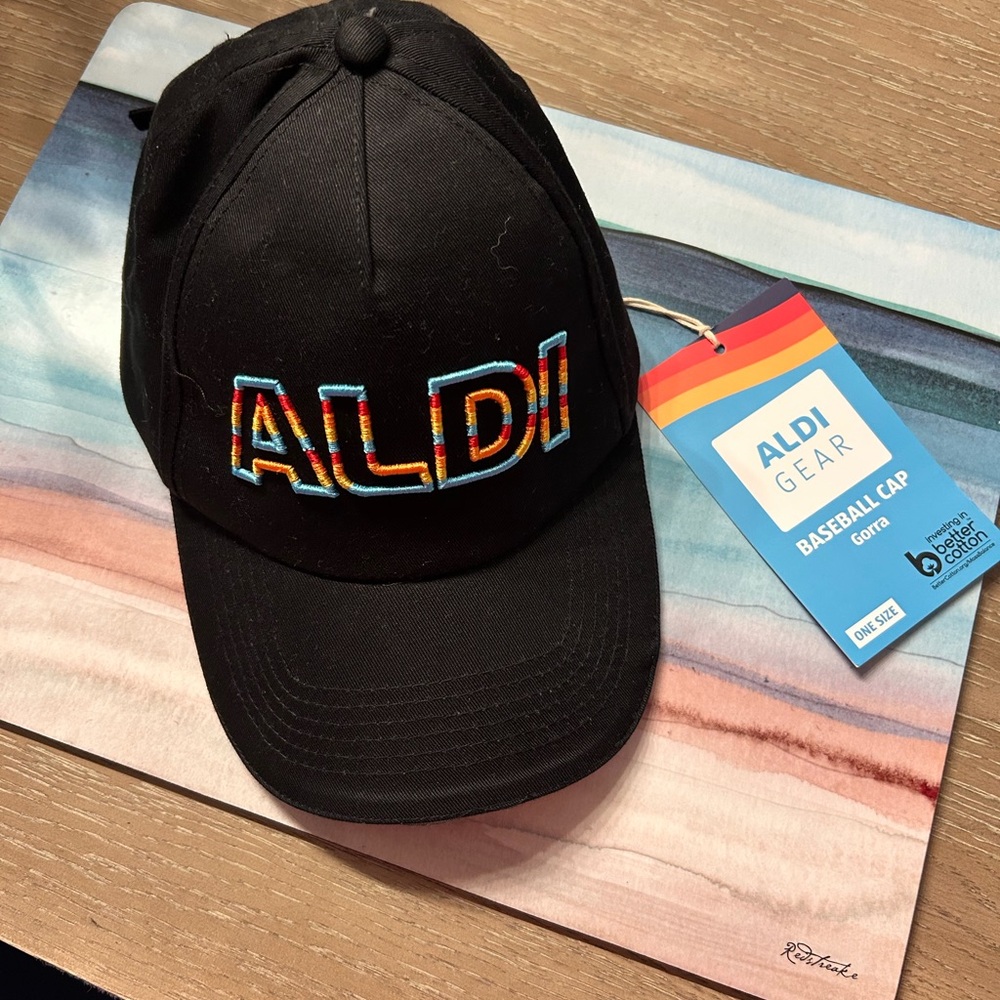 Black ALDI Baseball Cap